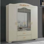 Paltar dolabı Flora 4 qapı