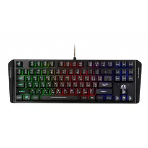 Klaviatura 2E KG355 87key USB-A LED Black
