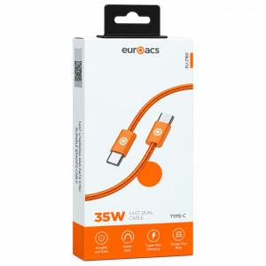 Kabel EUROACS PD EU-Z160 BRAID 35W C ORANGE