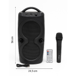 Portativ akustika FONI 3x6.5"  FN-S6536 60W MIC+REM