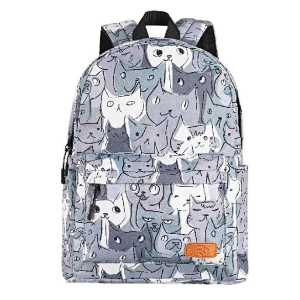 Bel çantası 2Е TeensPack Cats Gray