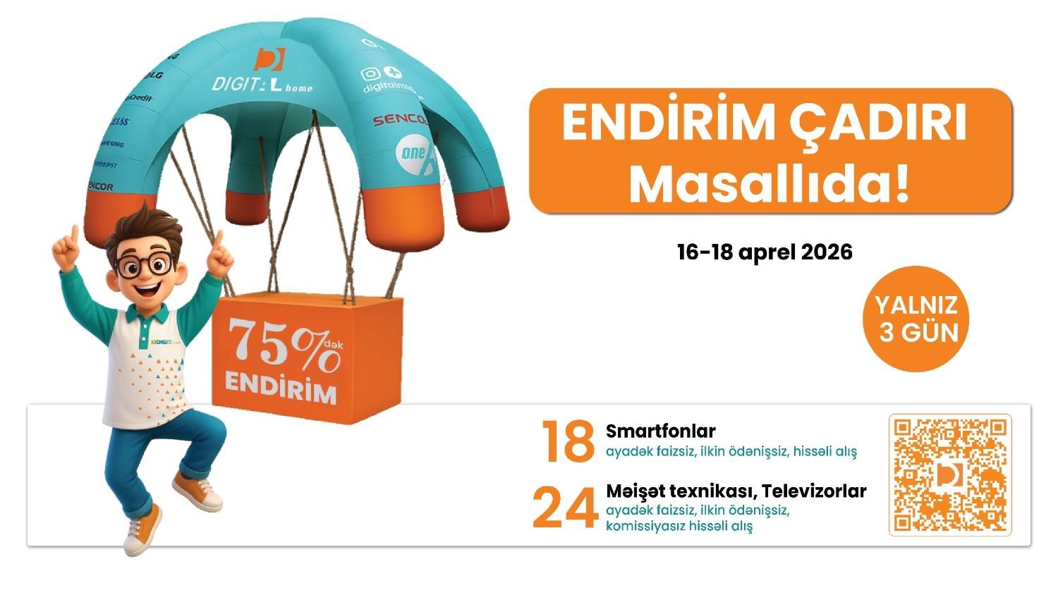 Masallıda “Endirim Çadırı”: 75%-dək Endirimlərlə Sərfəli Alış-veriş Fürsəti